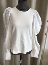 Superbe Haut Blanc Écru Cos S Neuf