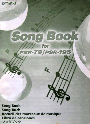 Yamaha song book - for, psr-79