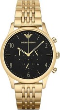 MONTRE CHRONO HOMME ARMANI AR1893 OR - CERTIFICAT - GARANTIE - PRIX DE VENTE ...