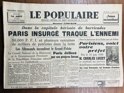 Charles luizet paris libéré - charles,