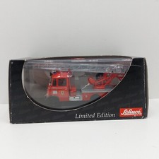 1/43 Schuco 02807 Pompiers Mercedes Benz L319 Mit Drehleiter DL18