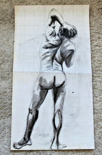Dessin lavis ancien - , )