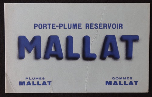 Buvard mallat stylo - 7,