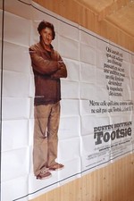 TOOTSIE dustin hoffman  affiche cinema  geante 4 panneaux 240x320cm 1982
