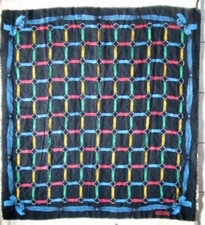 - MOSCHINO  châle  laine et soie  TBEG  vintage Scarf 130 x 135 cm
