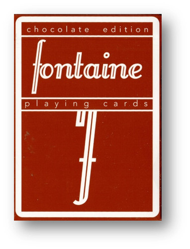 Fontaine cartes jouer au - -,