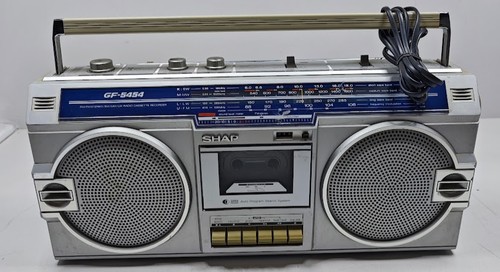 Sharp 5454h radio cassette - gf-5454h, radio-cassette