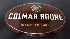 Ancien petit  glacoide bière brasserie COLMAR BRUNE Alsace
