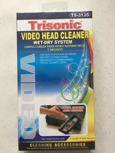 Vhs vcr video - head, cleaner