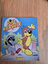 RARE ALBUM  PIF & HERCULE  1989  PANINI  ETAT NEUF  VIDE  COLLECTOR! 2 vignettes