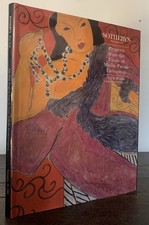 ESTATE OF MOLLIE PARNIS LININGSTON CATALOGUE VENTE SOTHEBY'S NEW YORK 10/11/1992