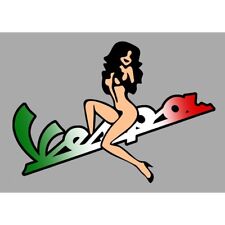 VESPA Pin up Sticker vinyle