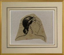 GEORGES GOURSAT dit SEM (1863-1934) DESSIN ORIGINAL MADAME MAHARANIE 1920 (239)