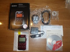 Enregistreur PCM audio linéaire SONY PCM-M10 rouge vin avec boîte r#