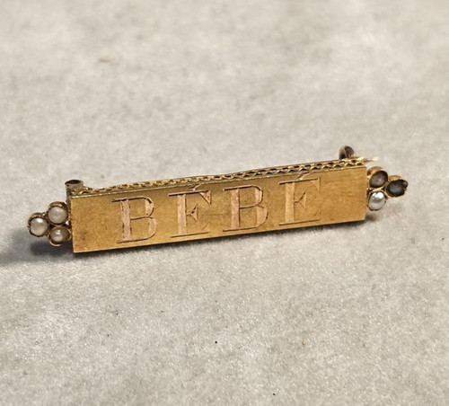1900 18k broche - 18k,