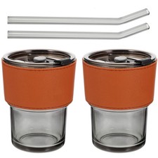  2 Pcs Tasse À Cafe Tasse+a+cafe Petites Tasses De Verre Verres Boire