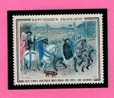 FRANCE - 1965 - VARIETE - YT1457**MNH - DUC de BERRY SANS JAUNE,VERT & ROUGE