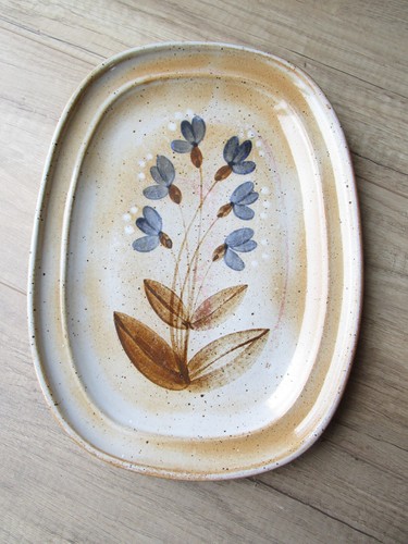 Plat restangulaire gres du - , en