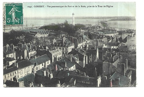 Lorient vue panoramique - lorient,