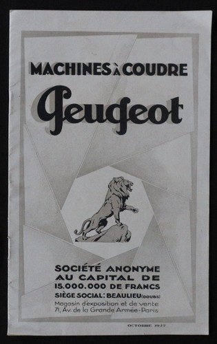 Catalogue 1927 machines - catalogue,