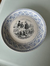 Assiette  GIEN Parlante à Thème  N12 1886 /1936