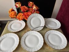 Lot de 6 assiettes à pain Porcelaine de Limoges Bernardaud modèle Verlaine