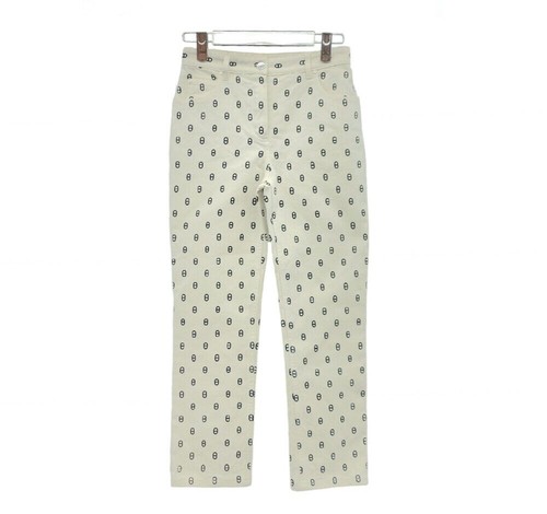 Hermes pantalon denim à - pantalon, en