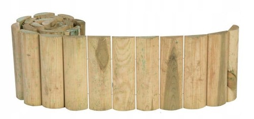 Bordure jardin bois - de, en