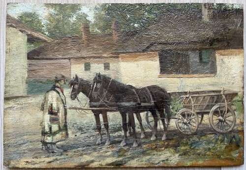 Tableau ancien huile - ancien,