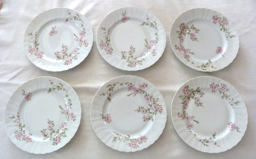 Bernardaud 6 assiettes - bernardaud,