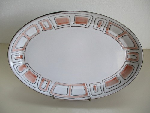 Grès niderviller plat - grès, niderviller.