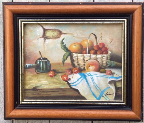 Nature morte panier de - au,