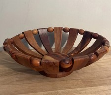 Ancienne Corbeille A Fruits En Bois Style Scandinave Vintage