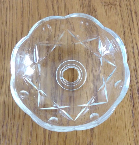 Ancienne bobèche verre non - bobèche,