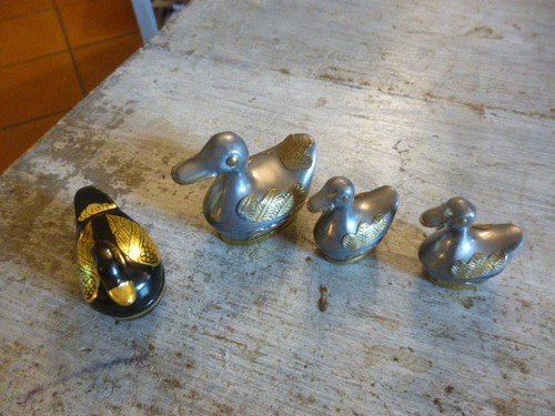 Boites forme canard - , etain