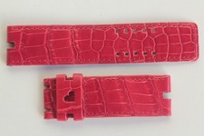 ROGER DUBUIS Bracelet montre croco rouge cœur 22 mm (61472)