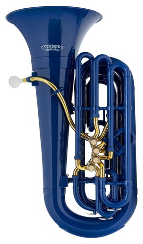 Tuba sib plastique bleu - sib, en