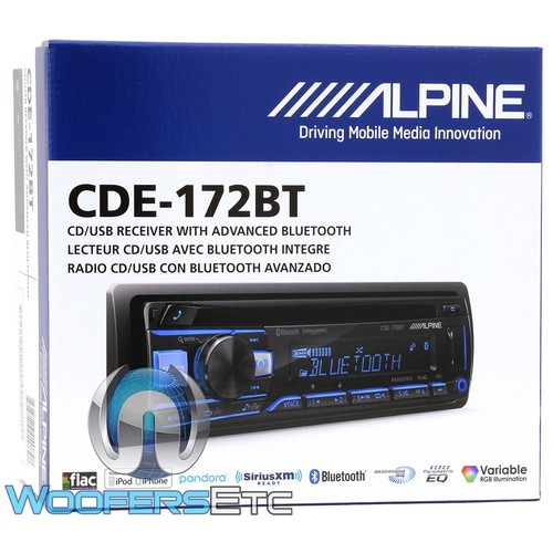 Alpine cdt 172bt car stereo - cdt-172bt, cd
