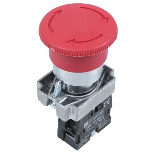 Bouton poussoir arrêt - 1x, d'arrêt