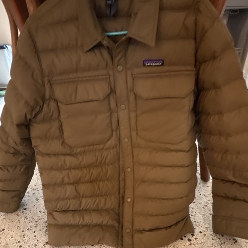 Patagonia men brown down - patagonia, m