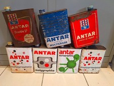 VINTAGE 7 BIDONS D'HUILES