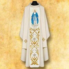 Chasuble brodée "MB Rosary"