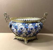 belle jardinière en faïence