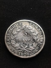 5 FRANCS 1808 W LILLE, PIÈCE