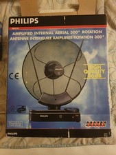 Antenne intérieure amplifiée Philips Rotation 300° High Quality 36dB