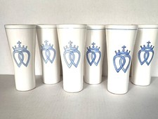 Lot 6 MAZAGRANS tasses à café céramique coeur couronné vendéen Pornic