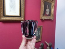 VASE EN VERRE SOUFFLE MURANO SALVIATI