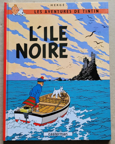 Tintin ile noire herge - tintin;,