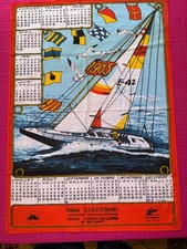 Torchon ancien calendrier 1985