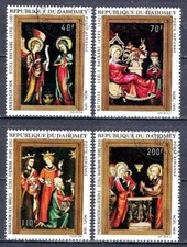 Tableaux Noël Dahomey 1970